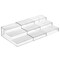 mDesign Plastic Tiered Kitchen Food Storage Organizer Spice Rack Holder